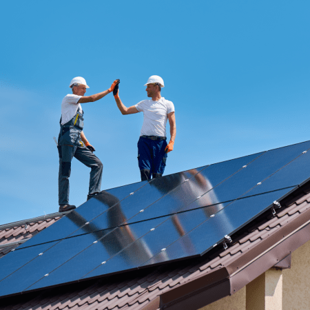 Installing solar panels