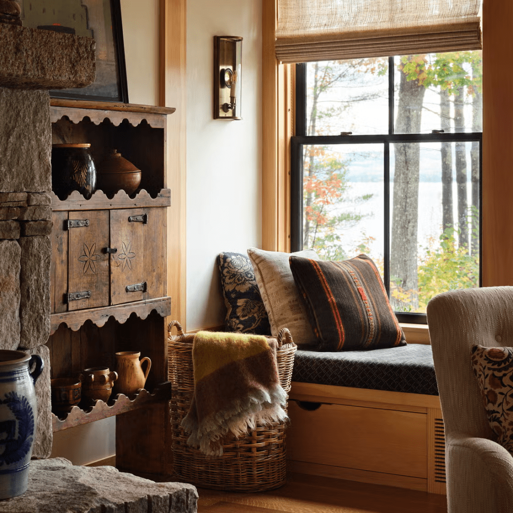 elle decor earthy and deep color palettes photo alt="Home Decor & Design Ideas Fall/Winter 2025 living room"