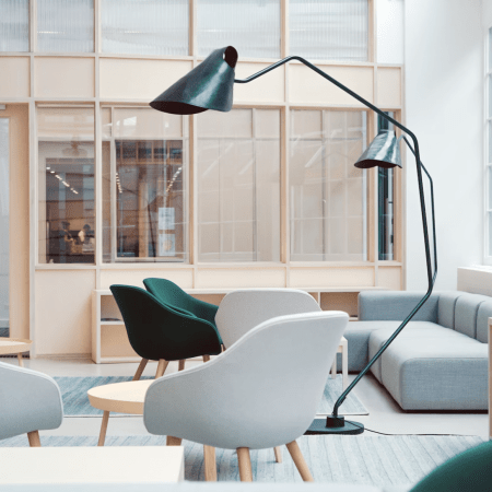 photo of a open causal office space